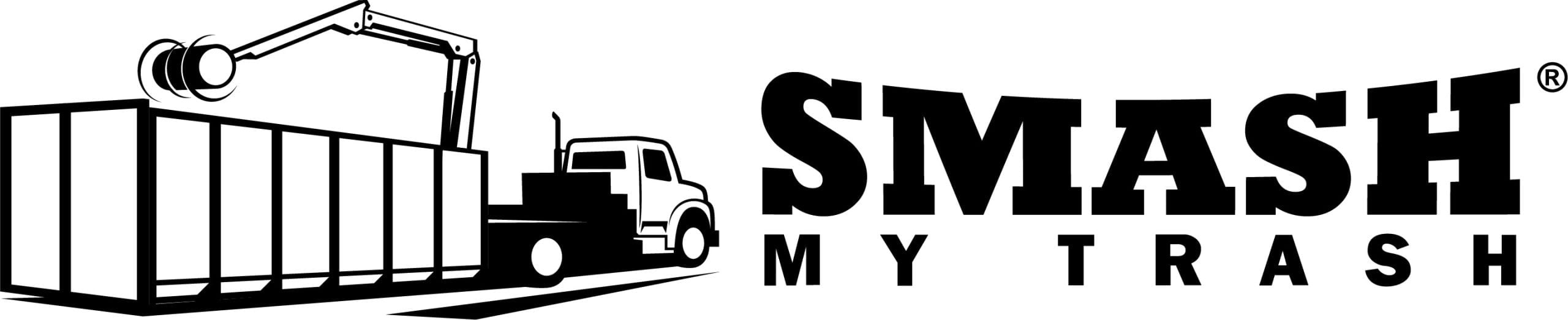 black smash my trash logo horizontal