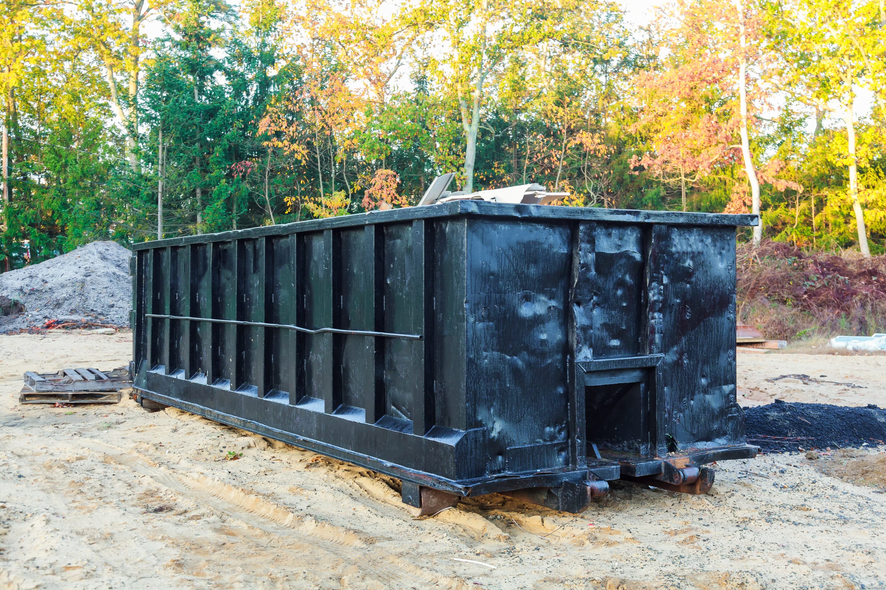 open top dumpster